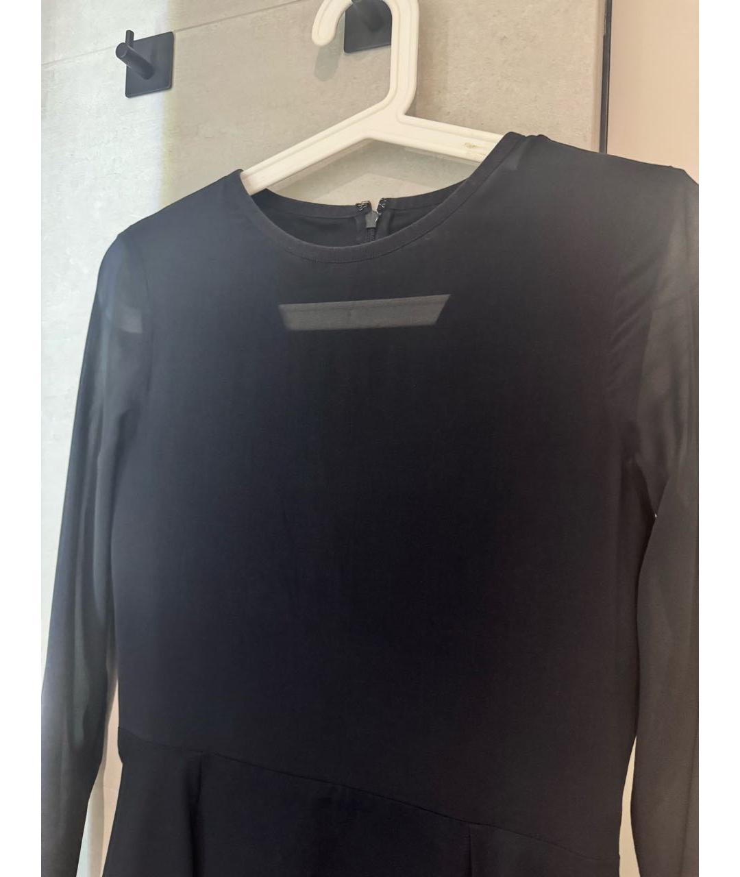 COS Темно-синее хлопковое коктейльное платье, фото 2