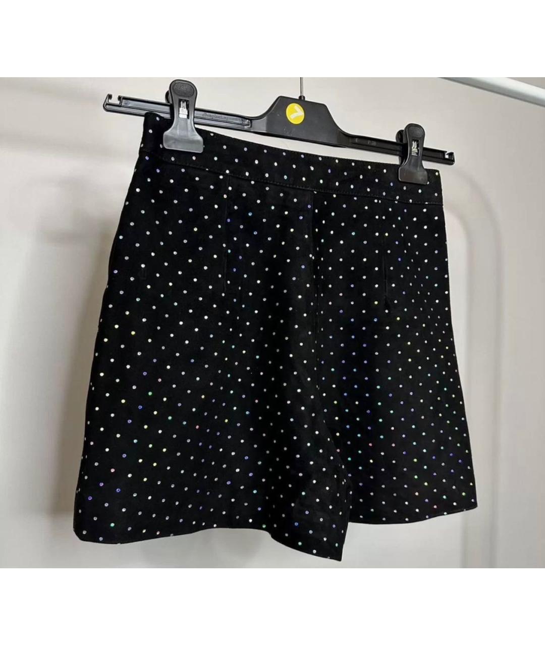 Tara Jarmon Черные замшевые шорты, фото 2