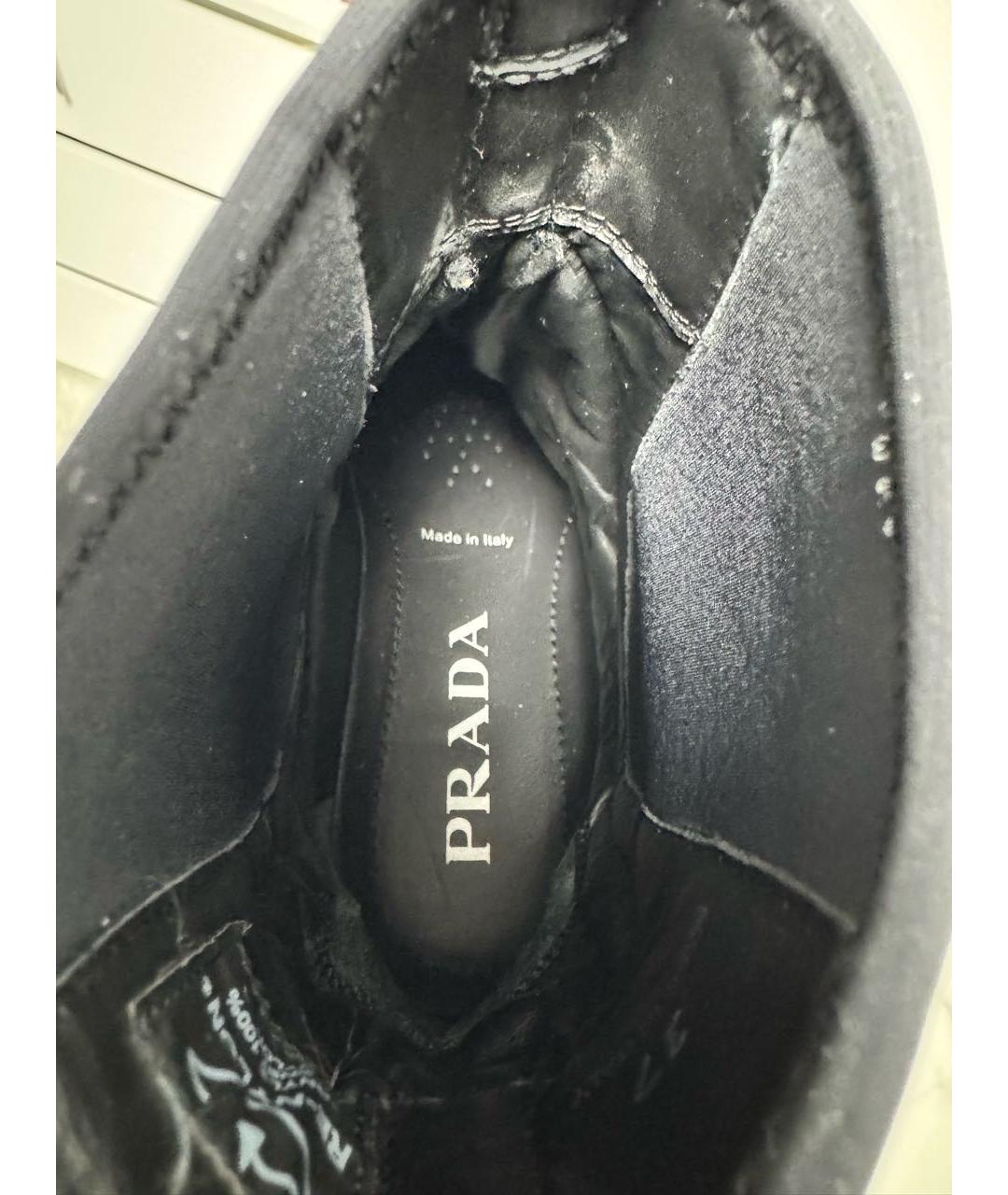 PRADA Черные ботинки, фото 4