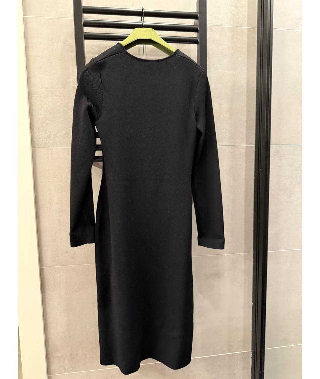 GUCCI Черное вискозное вечернее платье, фото 2