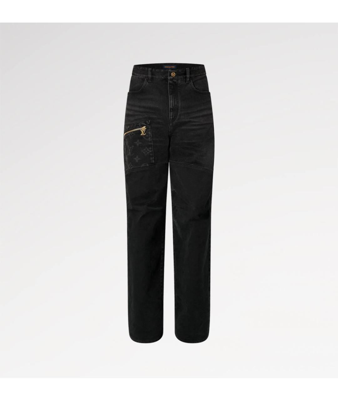LOUIS VUITTON Темно-синие джинсы, фото 4