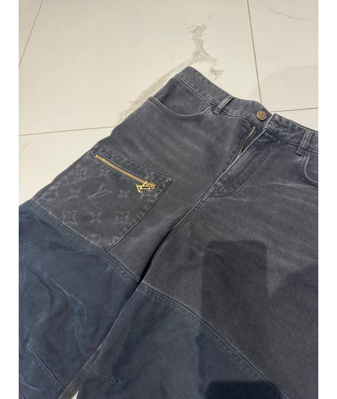LOUIS VUITTON Темно-синие джинсы, фото 3