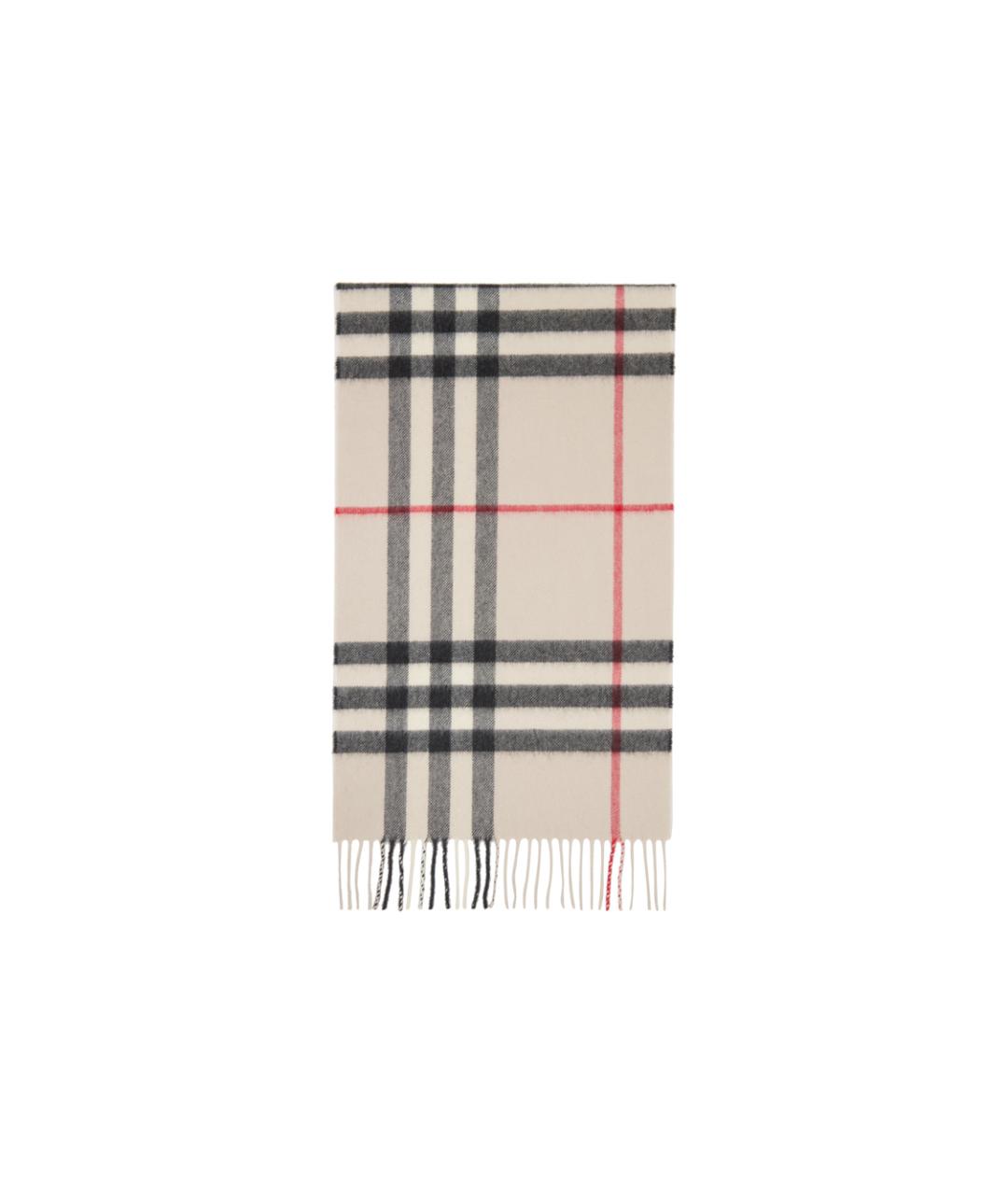 BURBERRY Бежевый кашемировый шарф, фото 2
