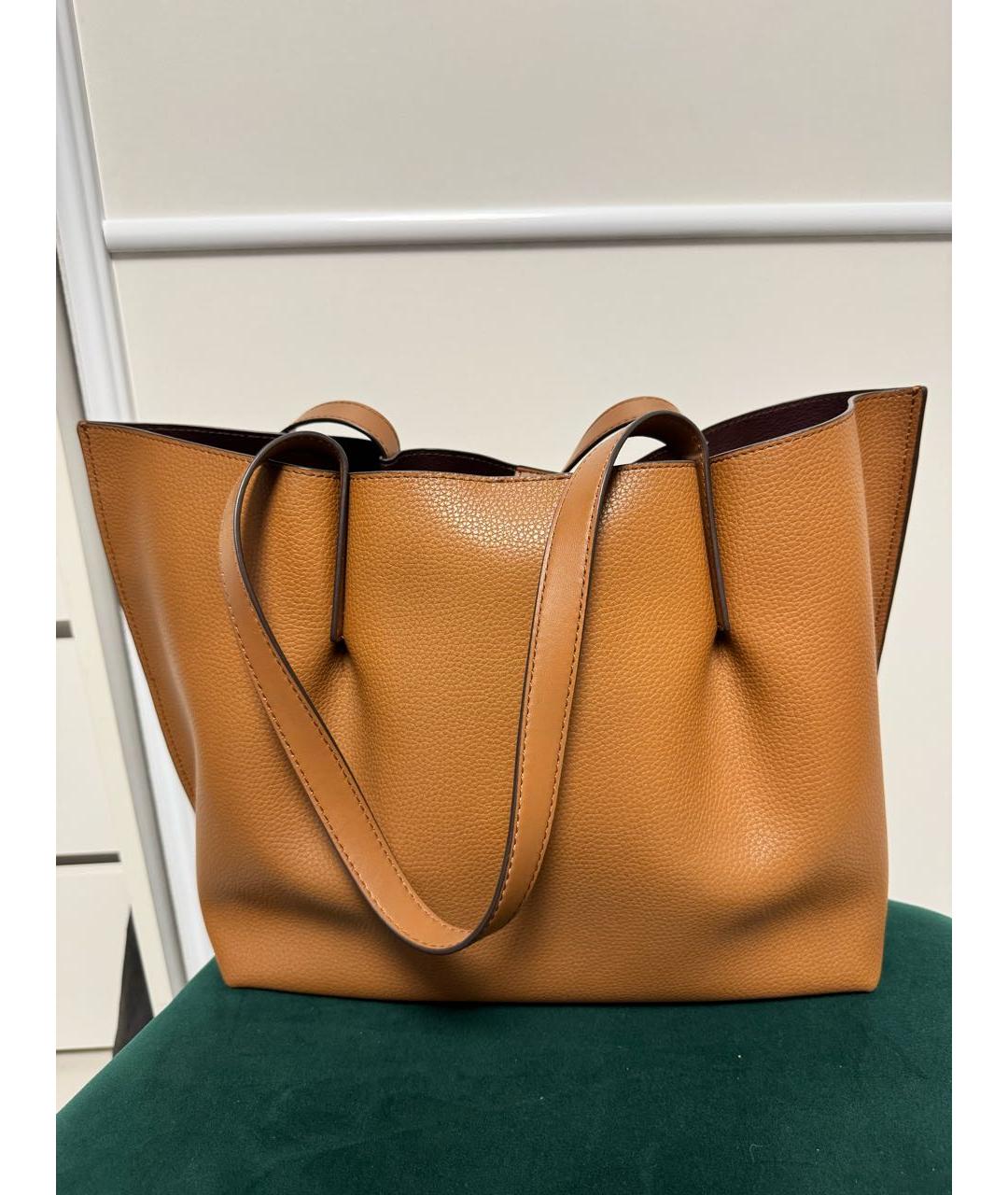 MICHAEL KORS Коричневая кожаная сумка через плечо, фото 2