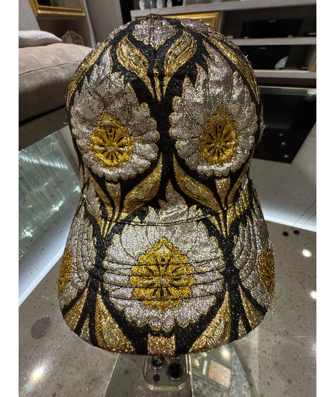 GUCCI Золотая кепка, фото 9