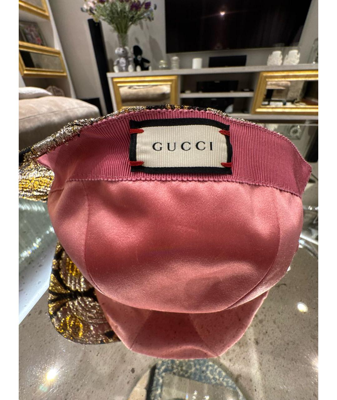 GUCCI Золотая кепка, фото 6