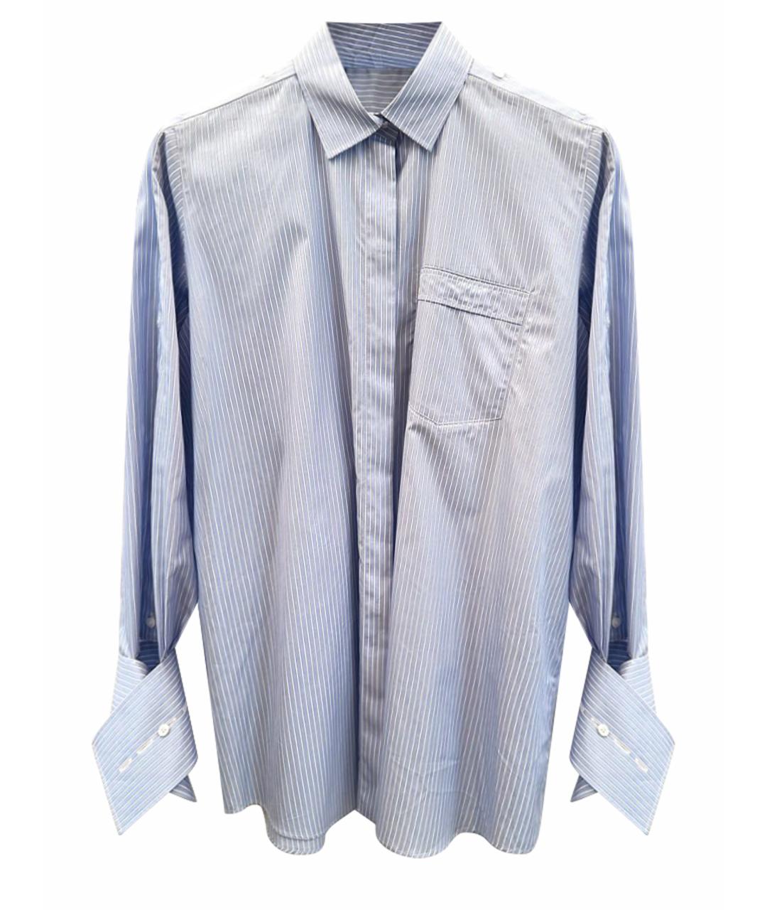 VALENTINO Голубая хлопковая рубашка, фото 1