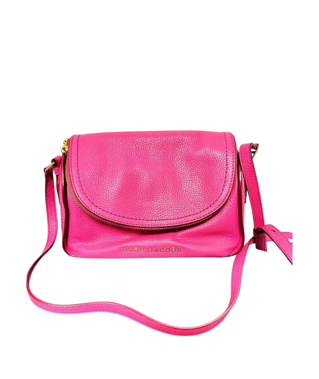 MARC BY MARC JACOBS Фуксия кожаная сумка через плечо, фото 1