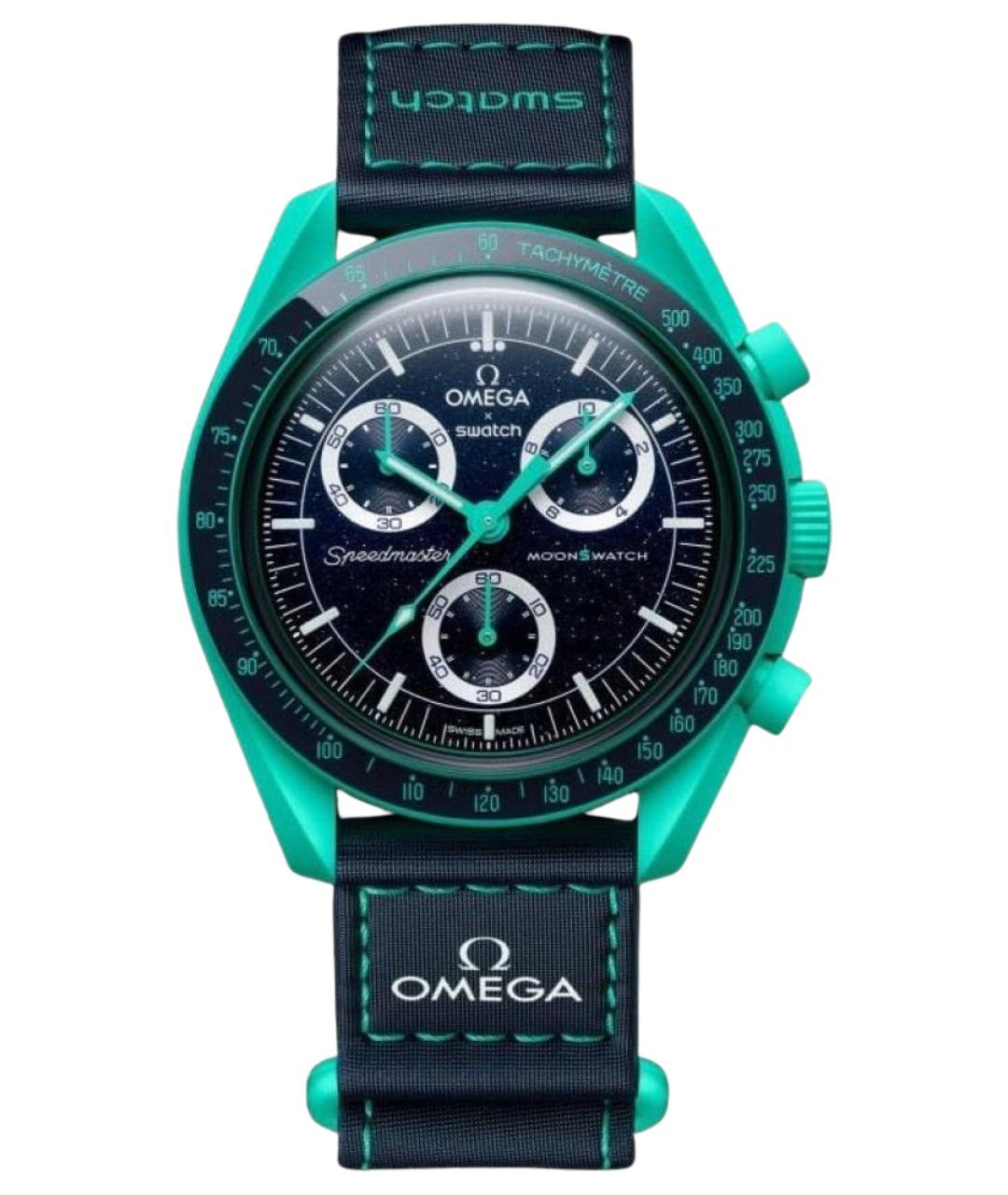 Swatch Бирюзовые керамические часы, фото 1