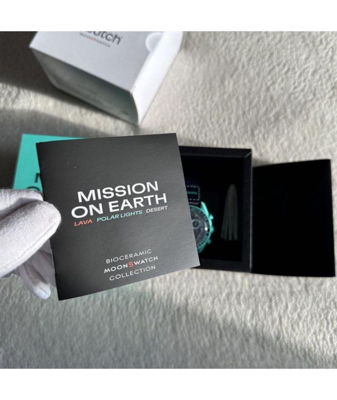 Swatch Бирюзовые керамические часы, фото 7