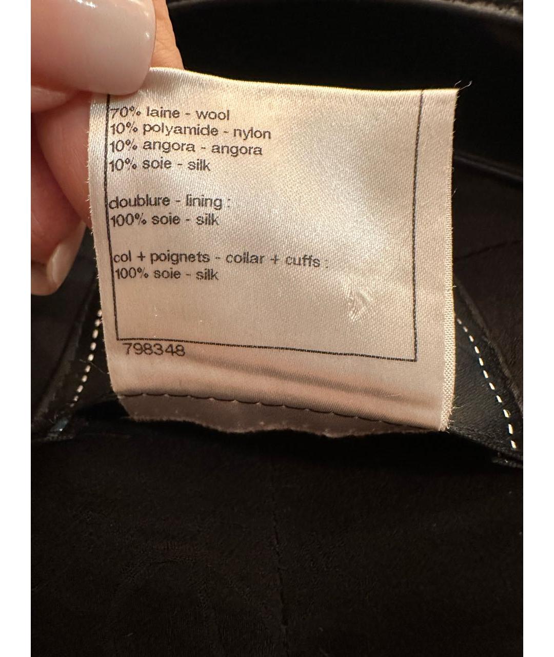 CHANEL Черный жакет/пиджак, фото 4