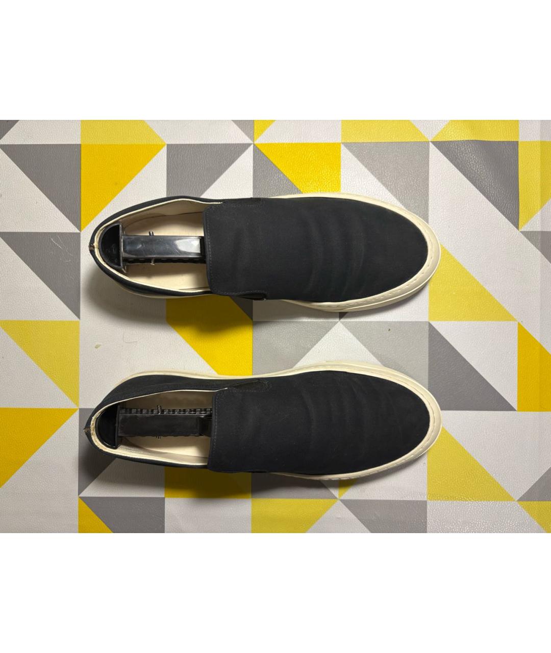 THE ROW Черные текстильные слипоны, фото 3