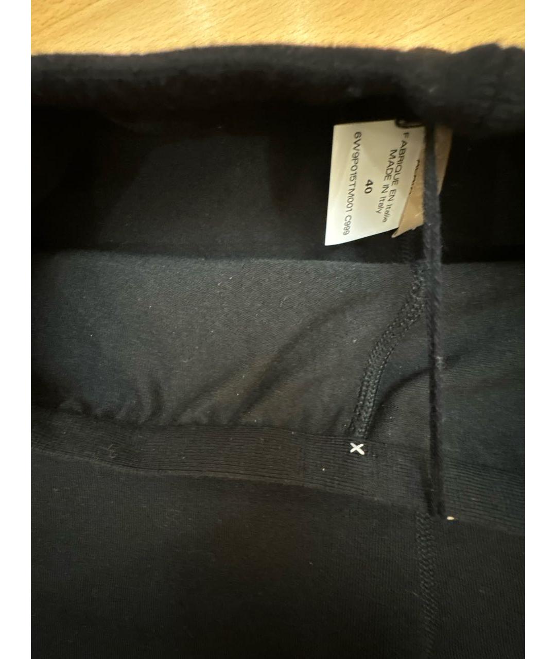 ALAIA Черные шерстяные леггинсы и велосипедки, фото 4
