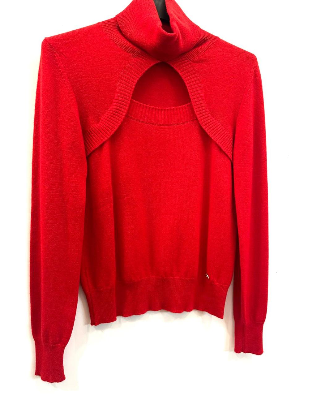 CHANEL Красная водолазка, фото 5