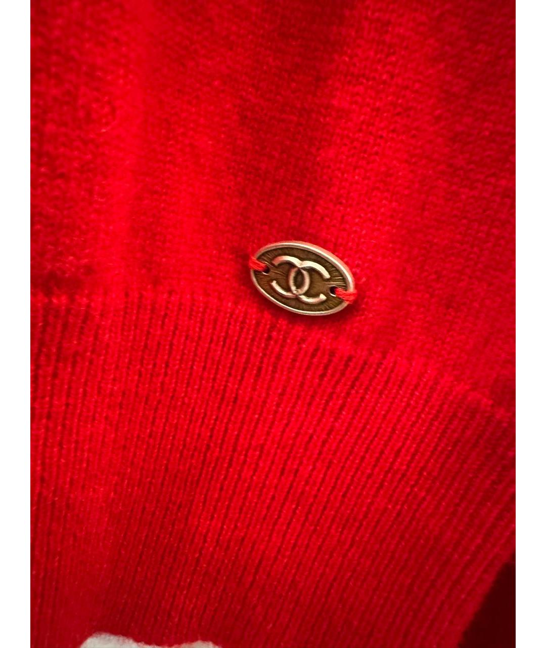 CHANEL Красная водолазка, фото 6