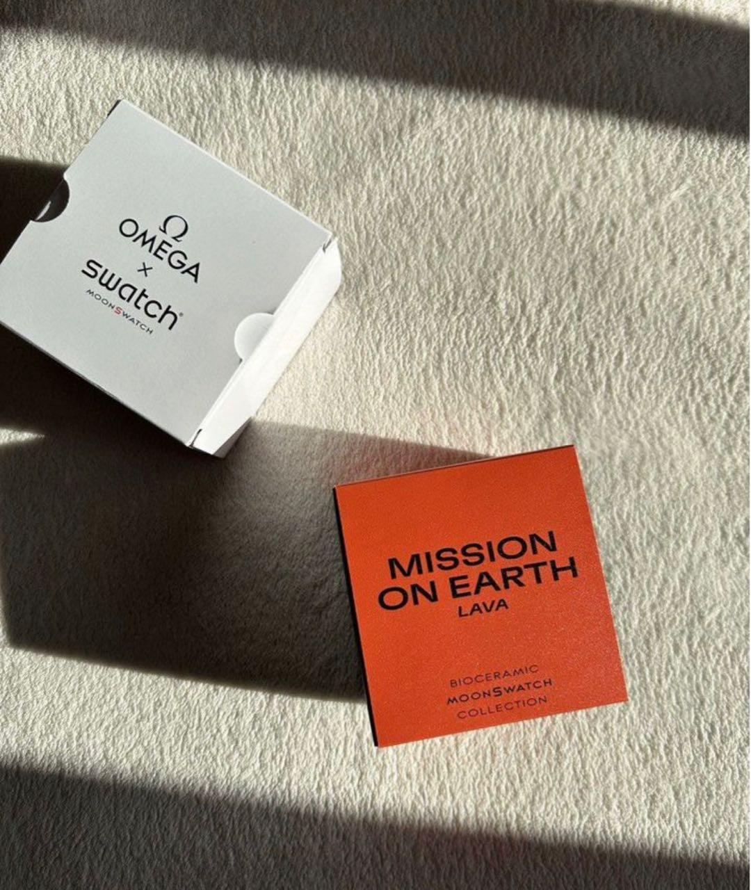 Swatch Оранжевое керамические часы, фото 7