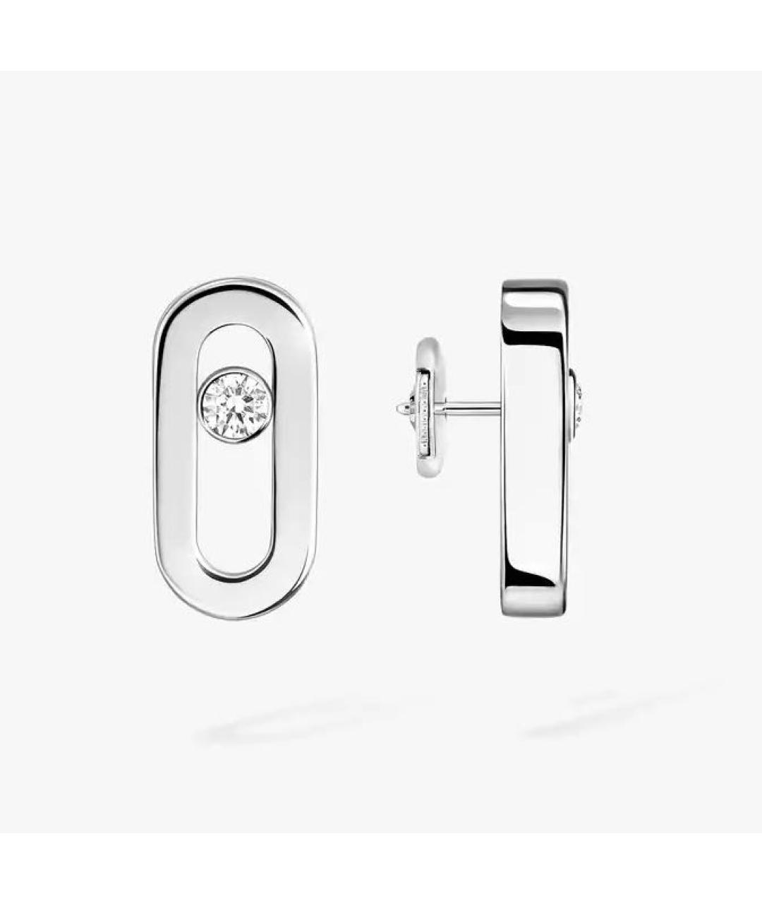 MESSIKA Серебряные серьги из белого золота, фото 4