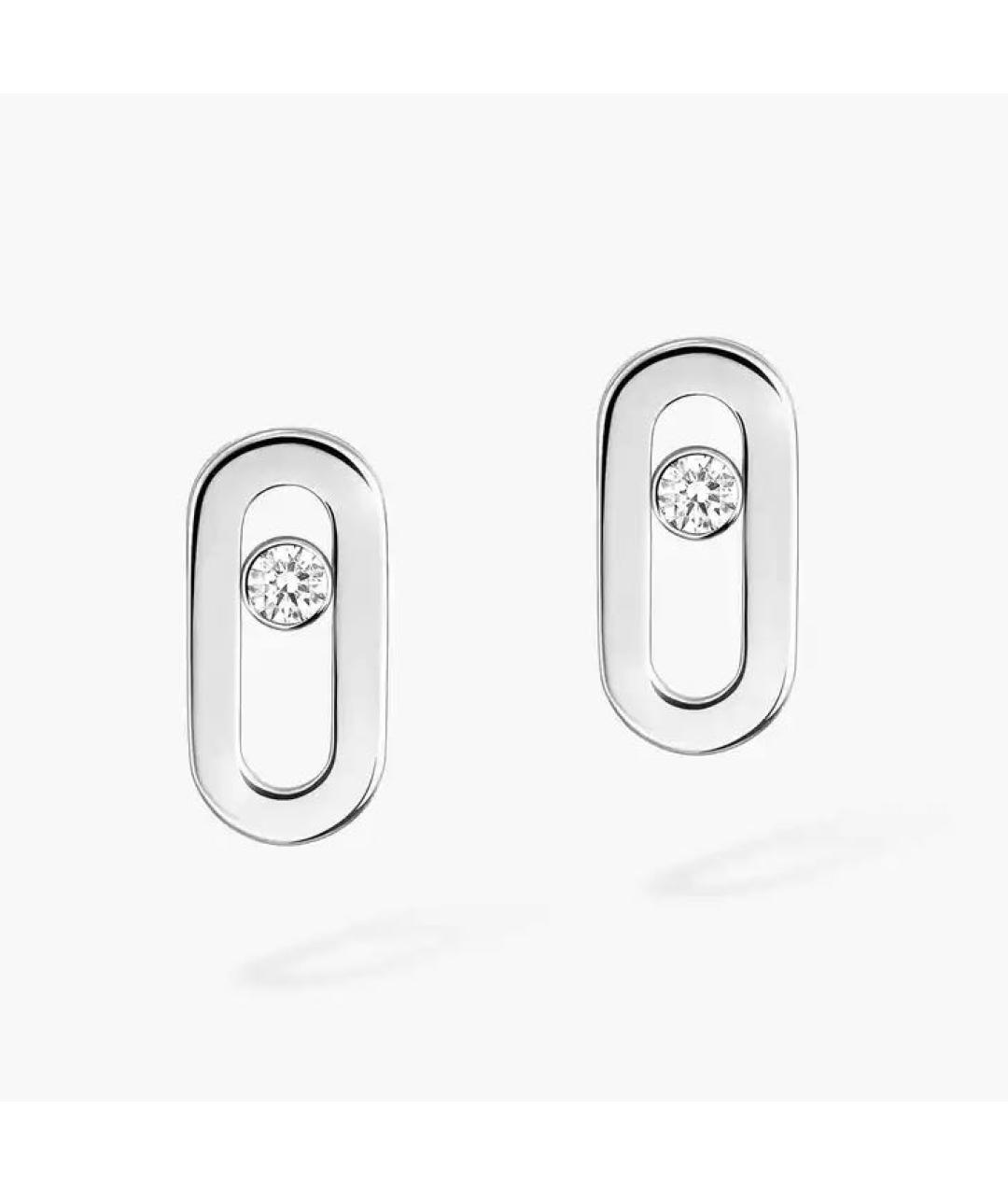 MESSIKA Серебряные серьги из белого золота, фото 5