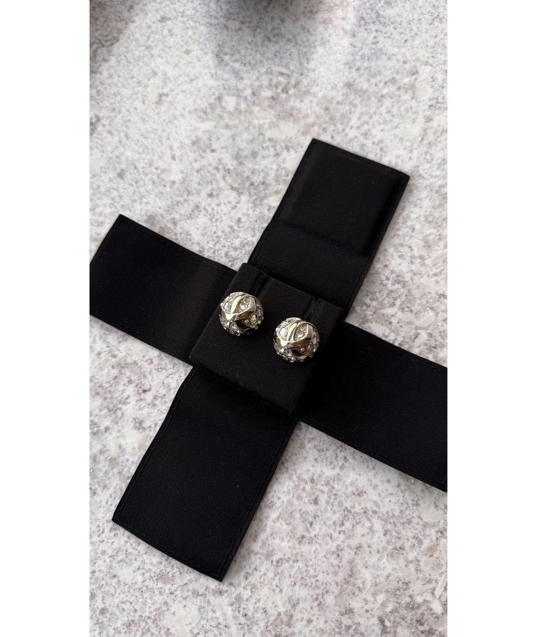 CHANEL Золотые серьги, фото 2