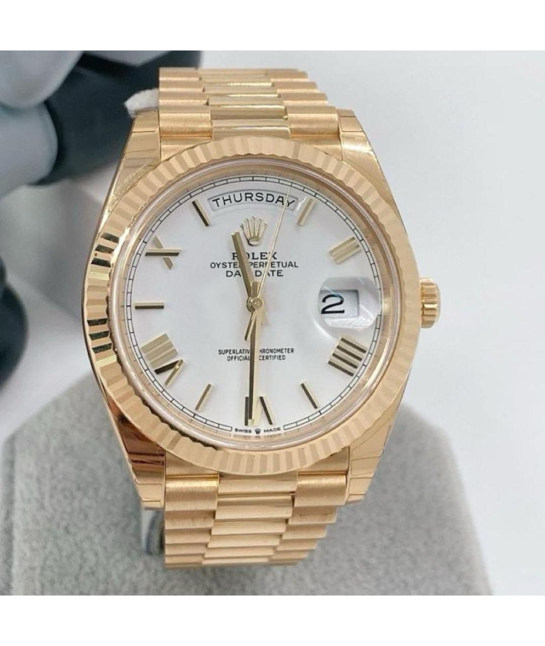 ROLEX Золотые часы из желтого золота, фото 5