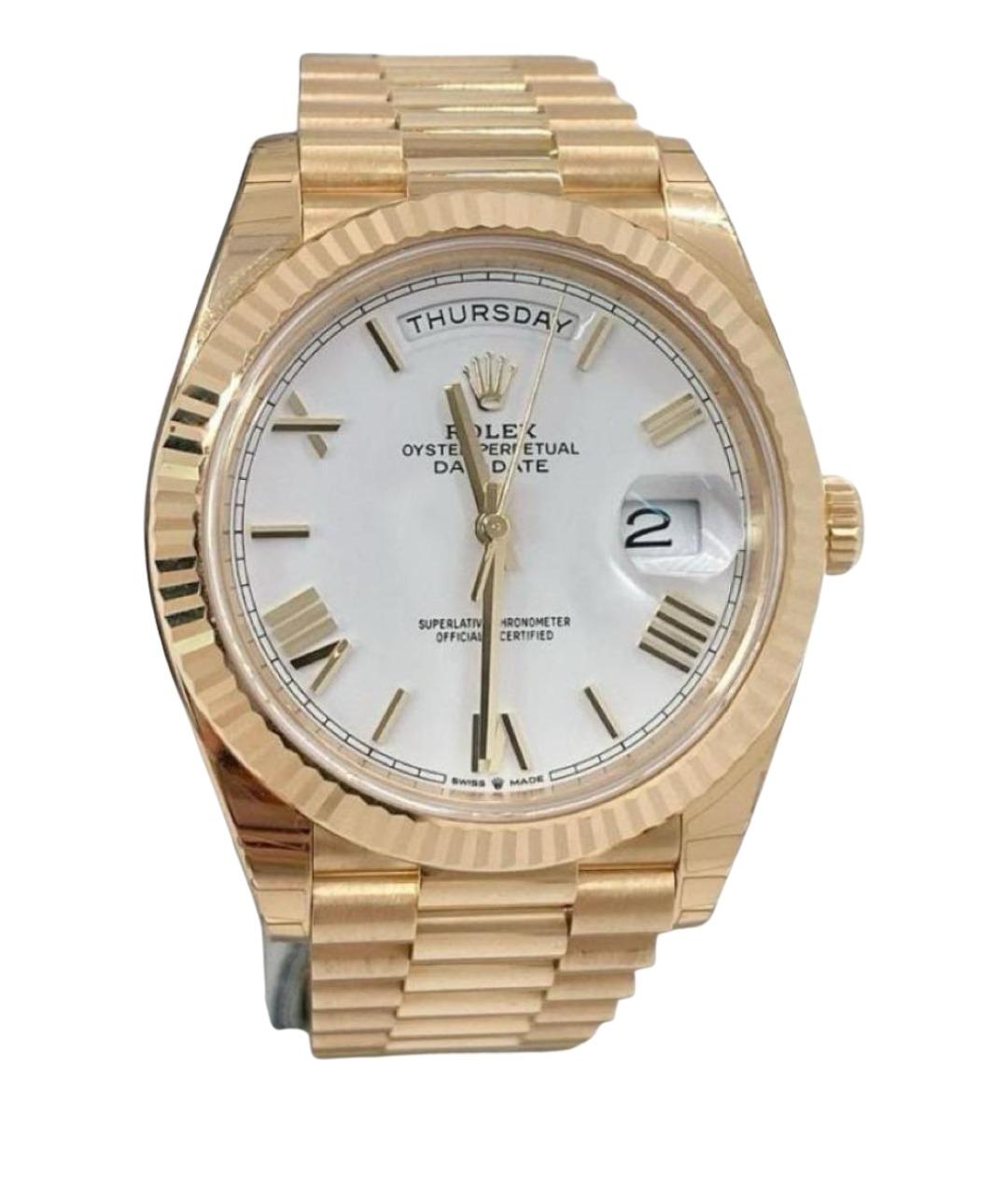 ROLEX Золотые часы из желтого золота, фото 1