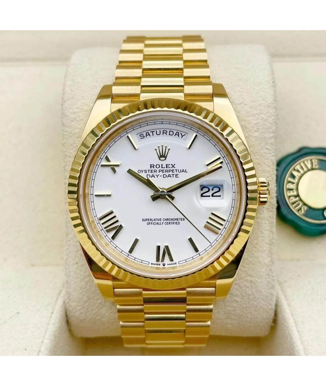 ROLEX Золотые часы из желтого золота, фото 5