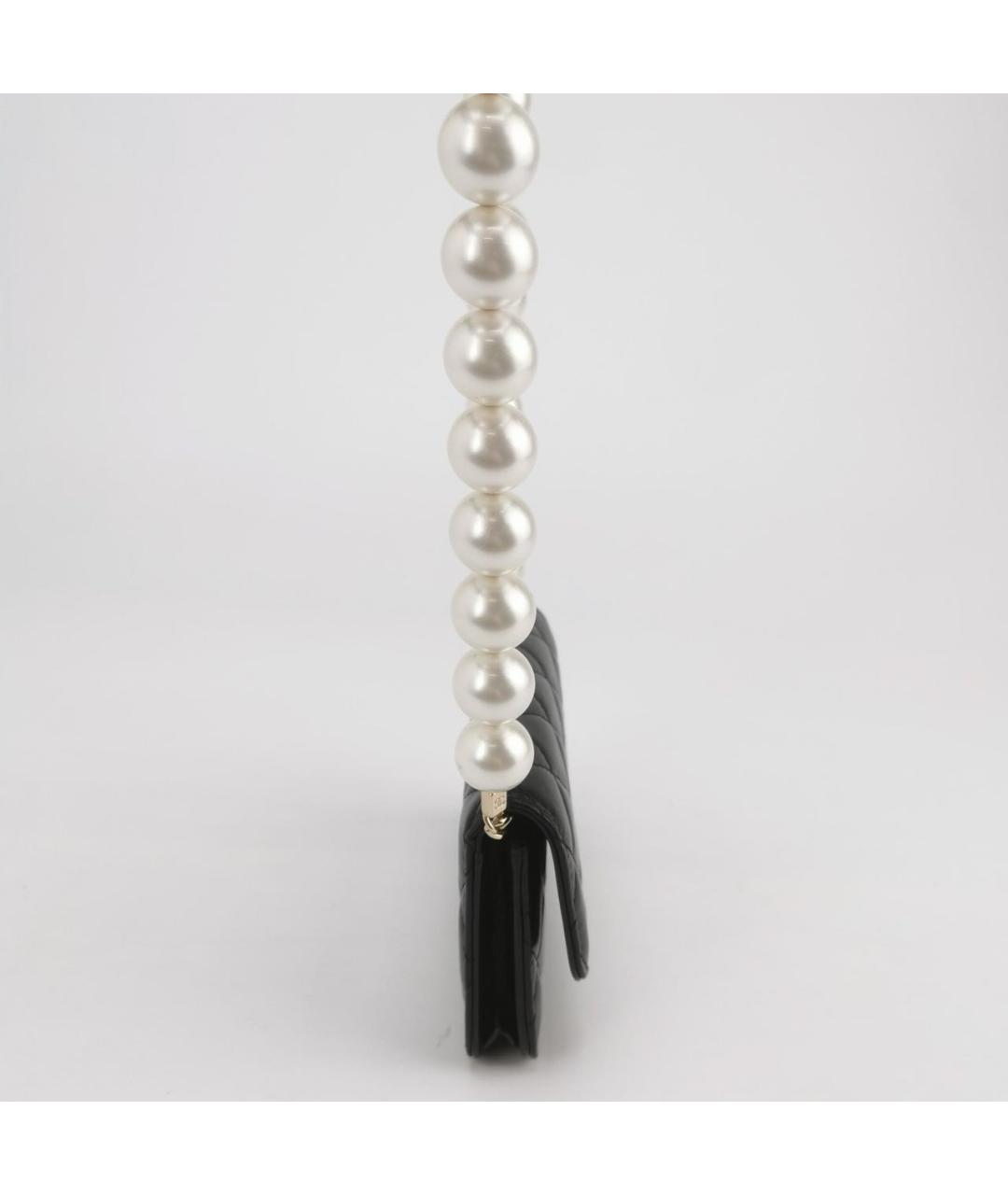 CHANEL Черная кожаная сумка через плечо, фото 3