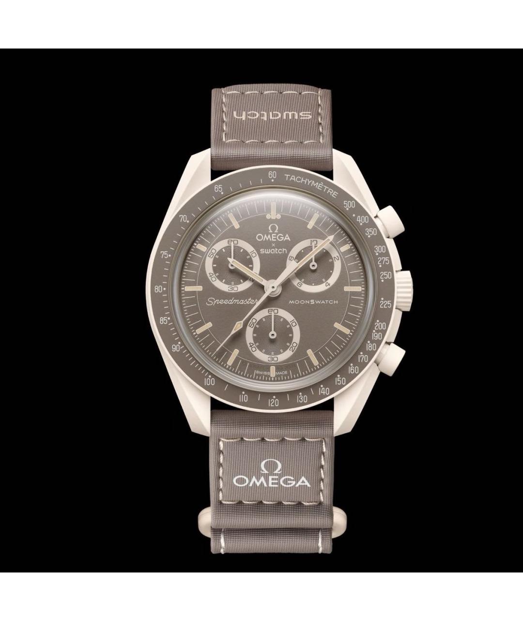 Swatch Бежевые керамические часы, фото 8