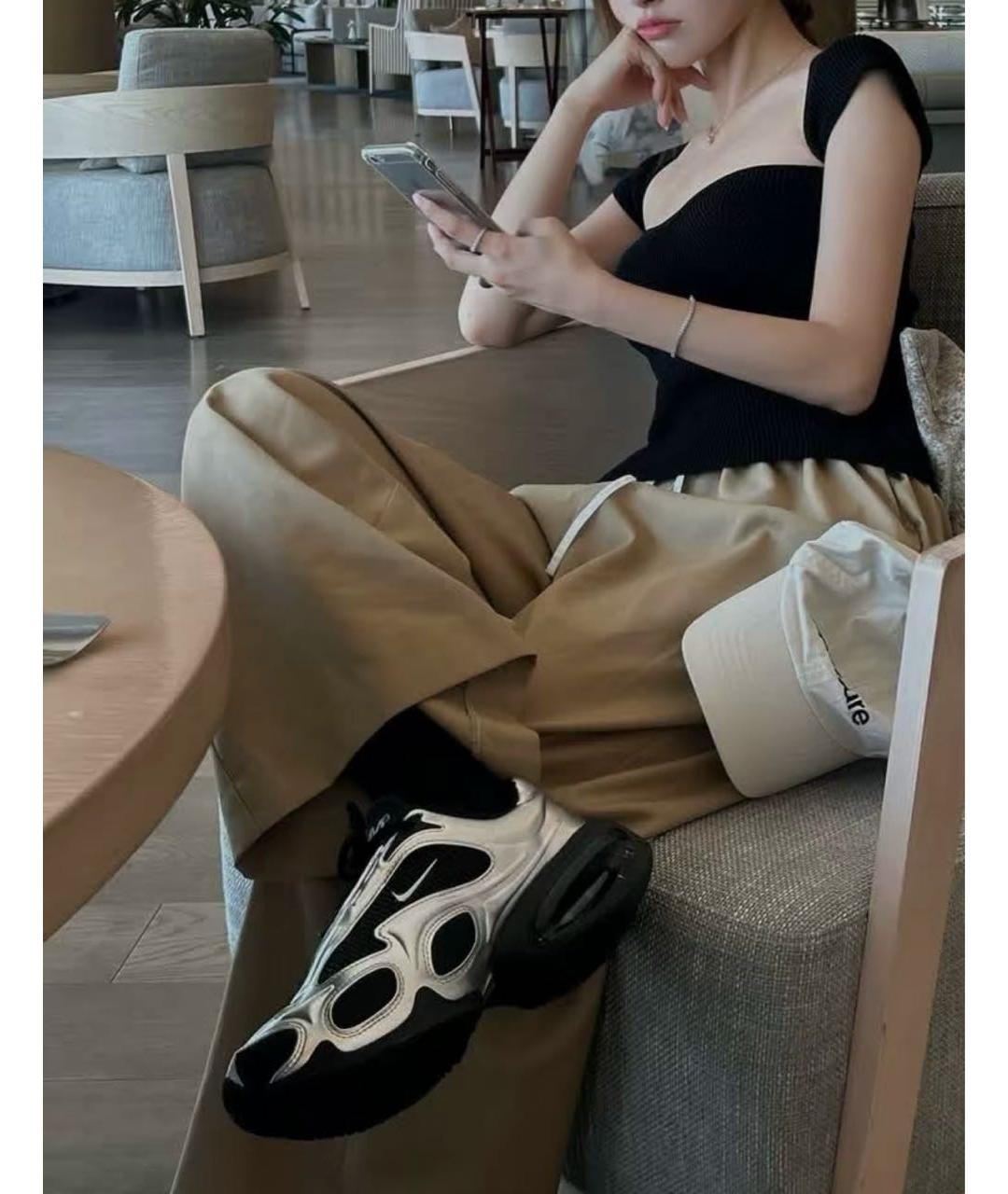 NIKE Серебряные кроссовки, фото 3