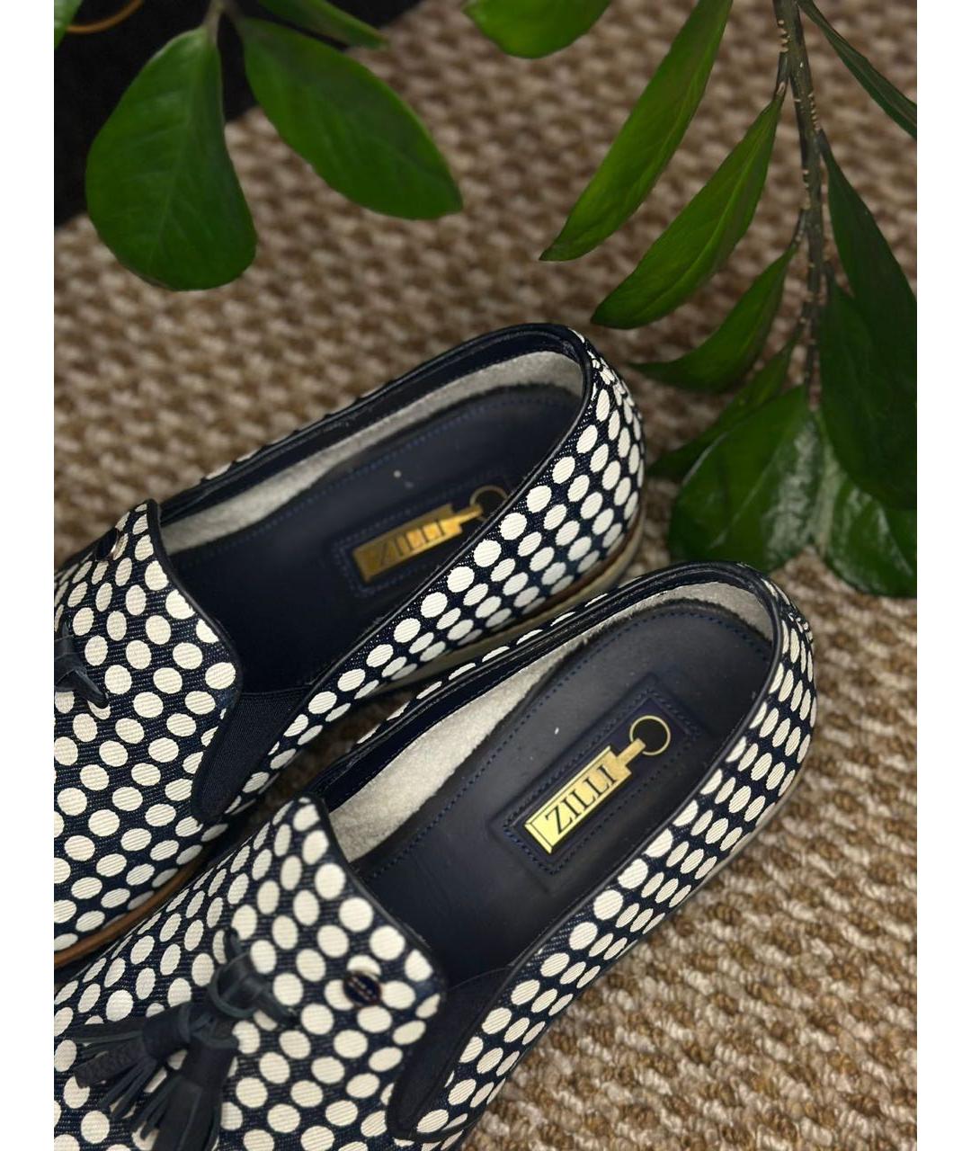 ZILLI Мульти текстильные лоферы, фото 4