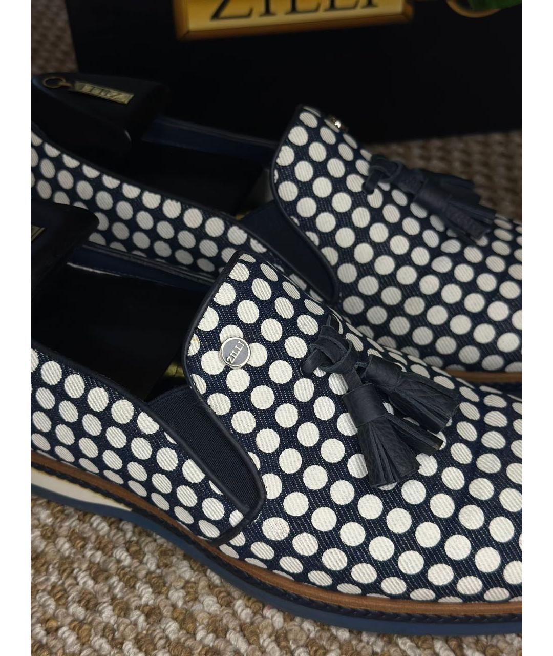 ZILLI Мульти текстильные лоферы, фото 7