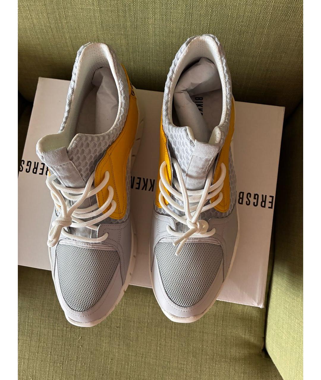 BIKKEMBERGS Мульти текстильные высокие кроссовки / кеды, фото 2