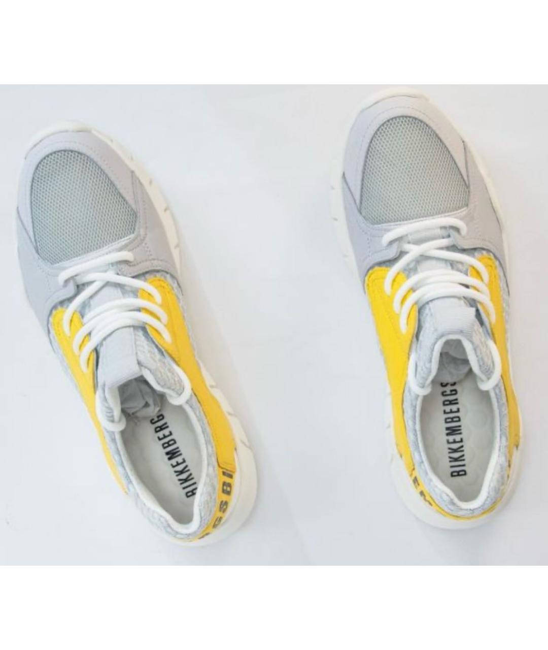 BIKKEMBERGS Мульти текстильные высокие кроссовки / кеды, фото 3