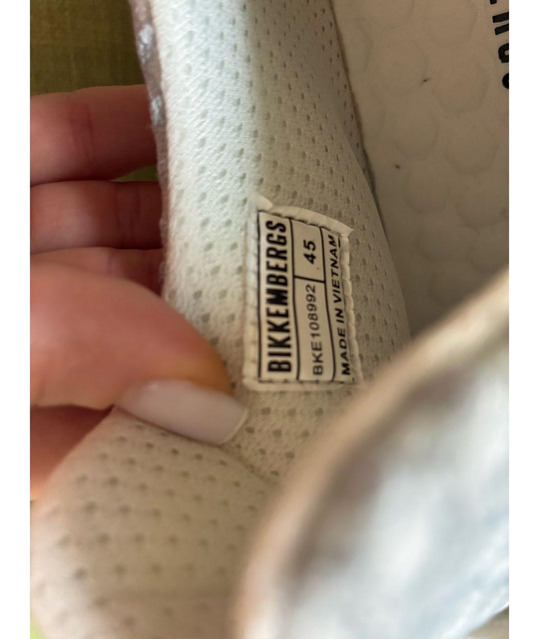 BIKKEMBERGS Мульти текстильные высокие кроссовки / кеды, фото 6