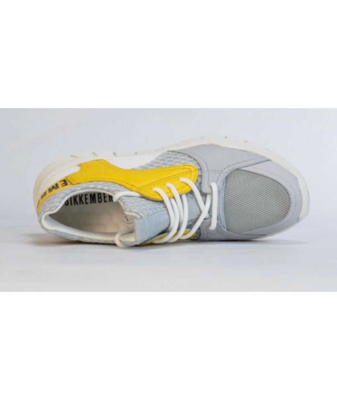 BIKKEMBERGS Мульти текстильные высокие кроссовки / кеды, фото 5