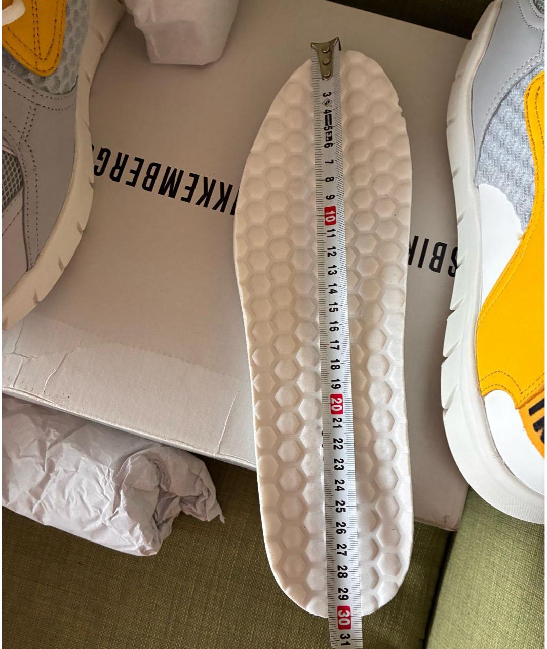 BIKKEMBERGS Мульти текстильные высокие кроссовки / кеды, фото 7