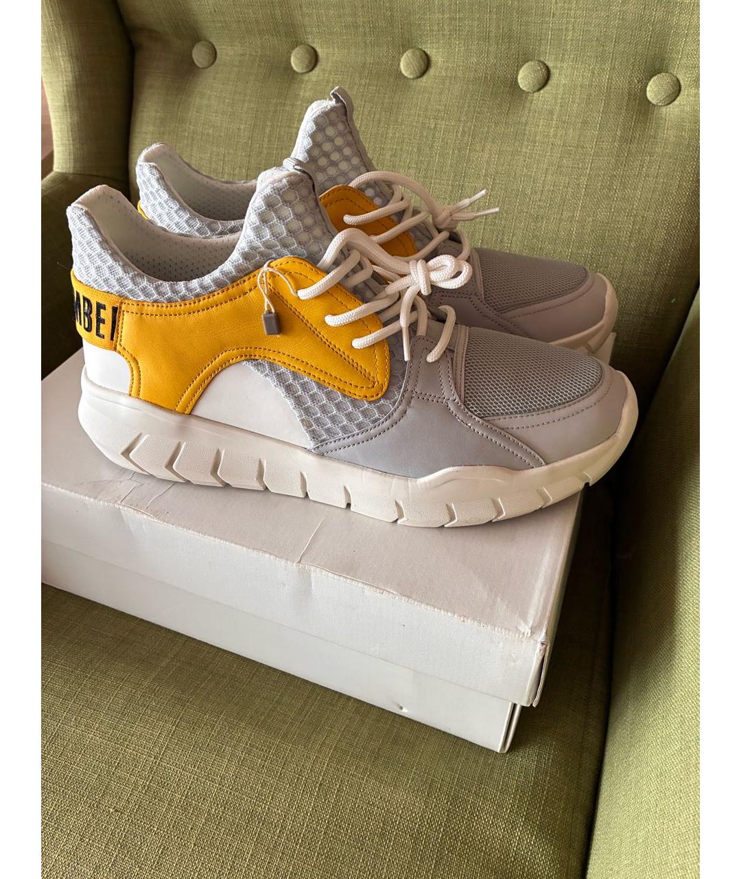 BIKKEMBERGS Мульти текстильные высокие кроссовки / кеды, фото 9