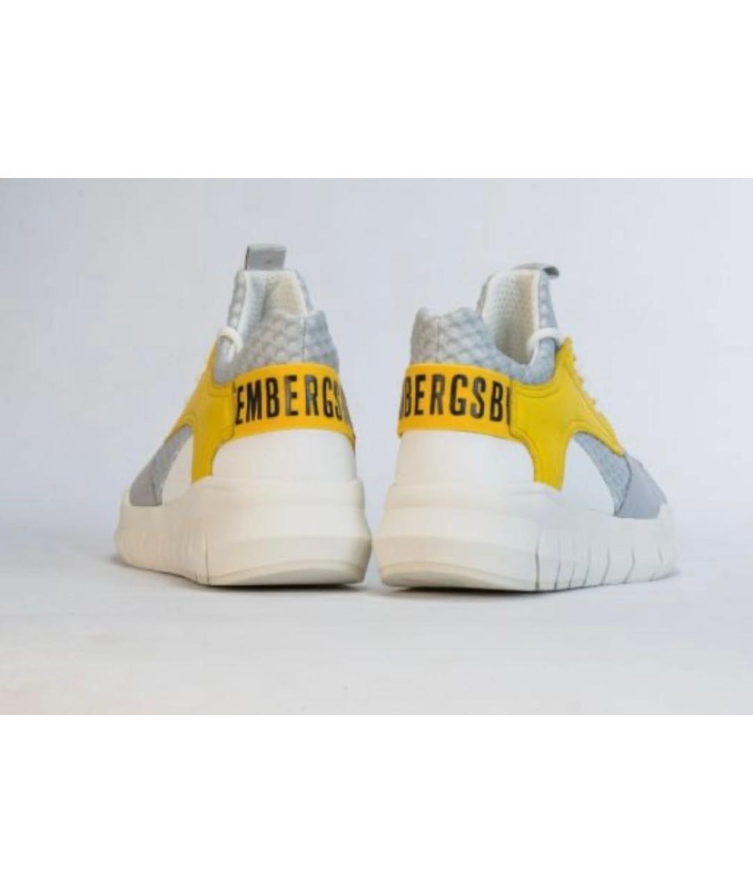 BIKKEMBERGS Мульти текстильные высокие кроссовки / кеды, фото 4