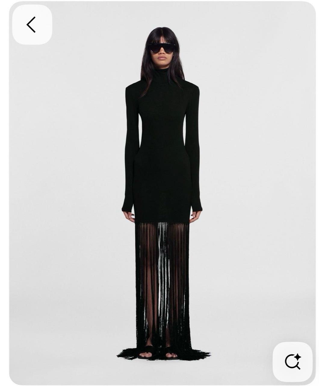 NANUSHKA Черное повседневное платье, фото 2