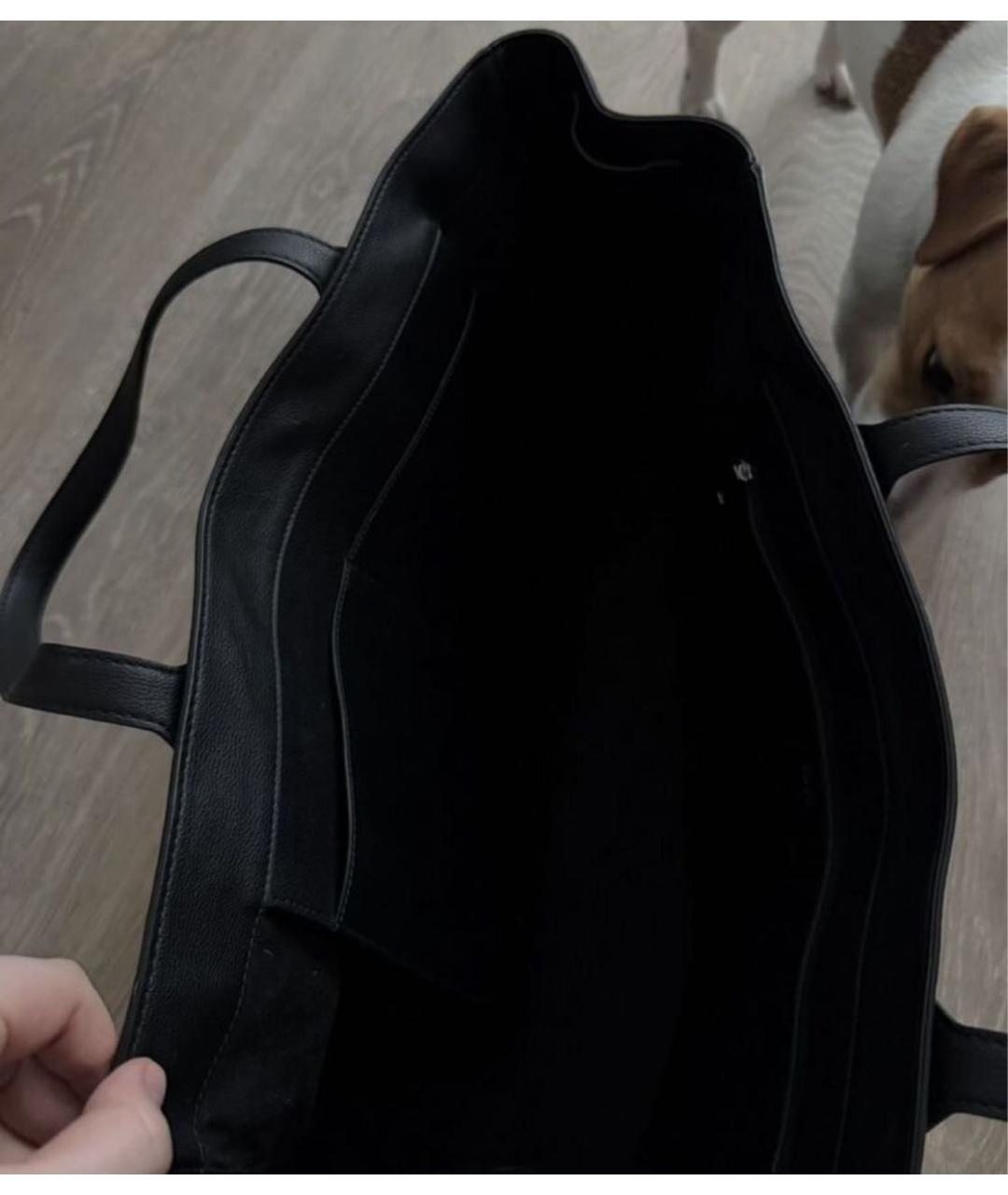 HUGO Черная сумка через плечо из искусственной кожи, фото 2