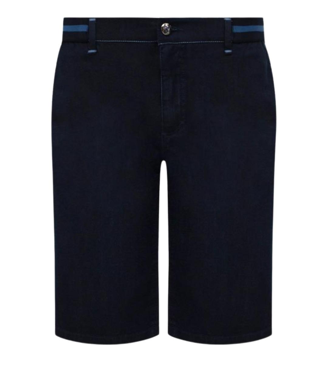 ZILLI Темно-синие деним шорты, фото 1