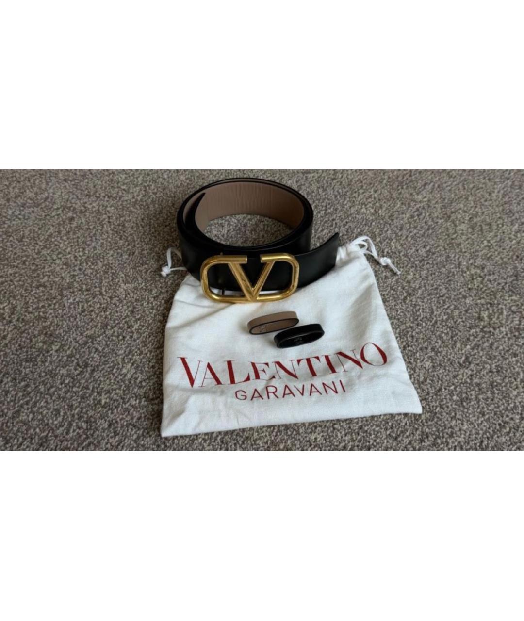 VALENTINO Бежевый кожаный ремень, фото 8