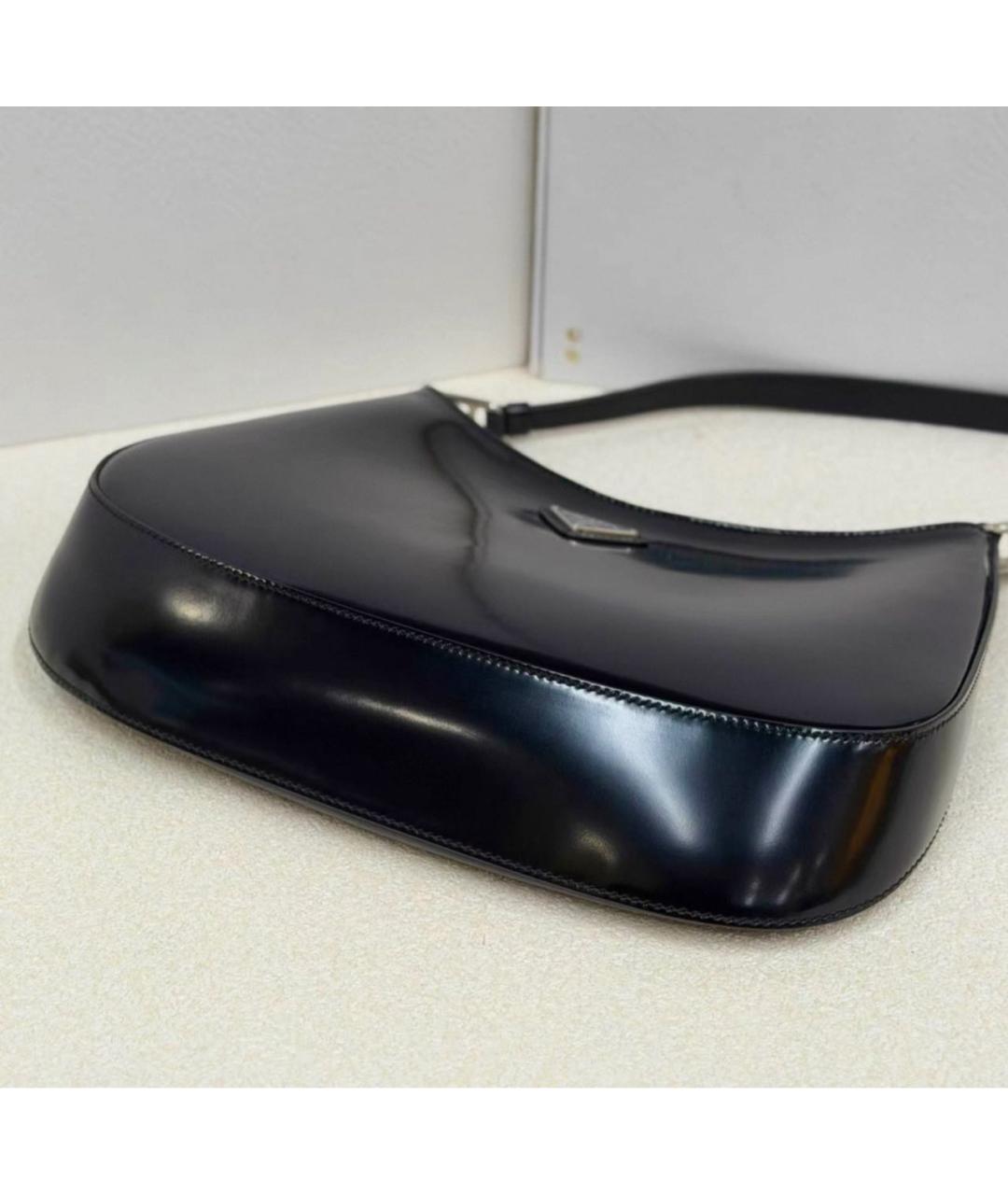 PRADA Черная кожаная сумка через плечо, фото 5