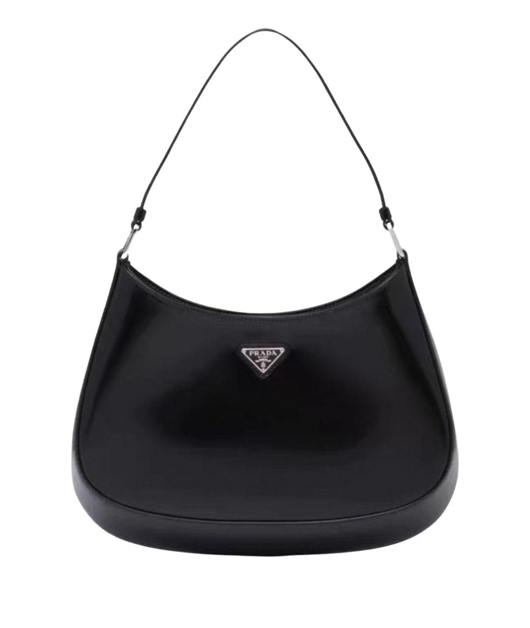 PRADA Черная кожаная сумка через плечо, фото 1