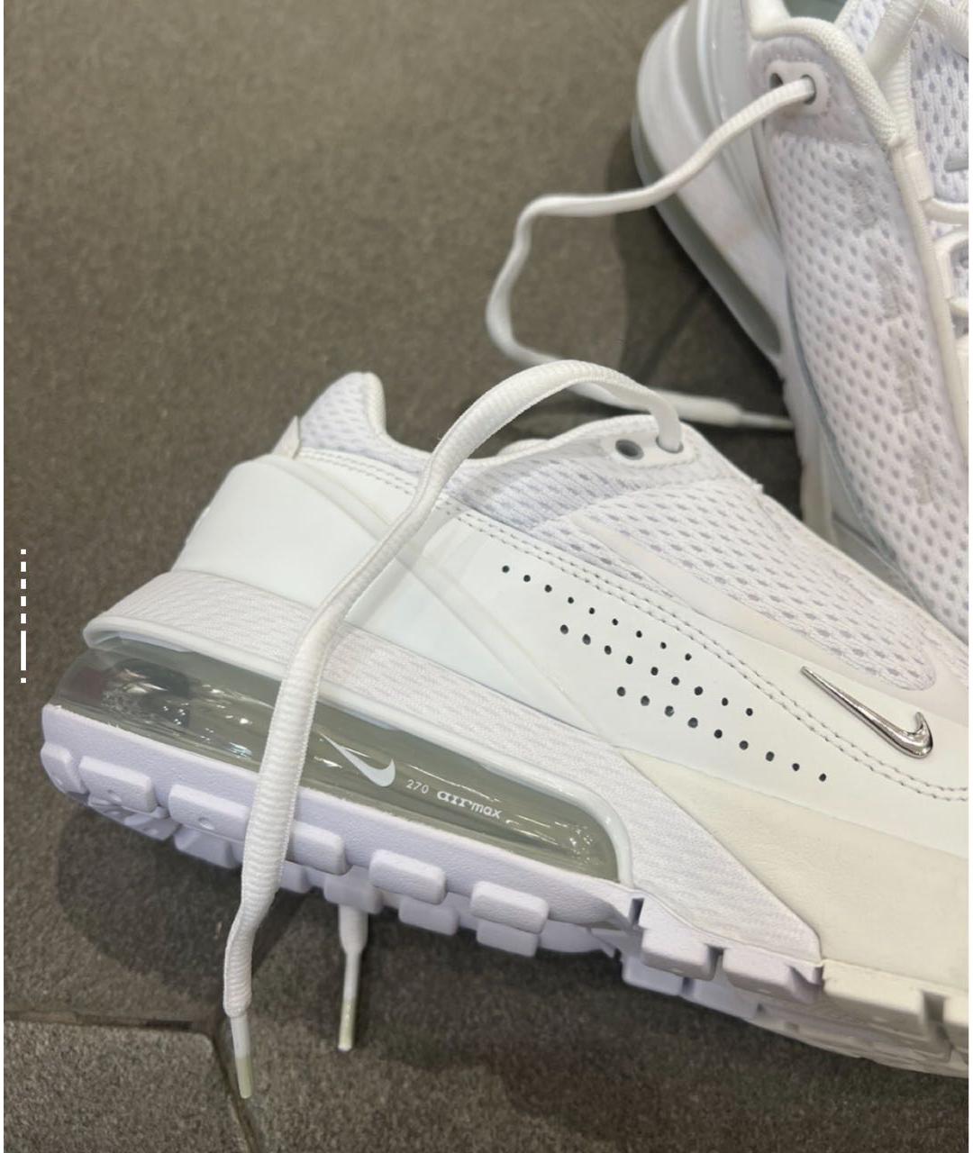 NIKE Белые текстильные кроссовки, фото 8