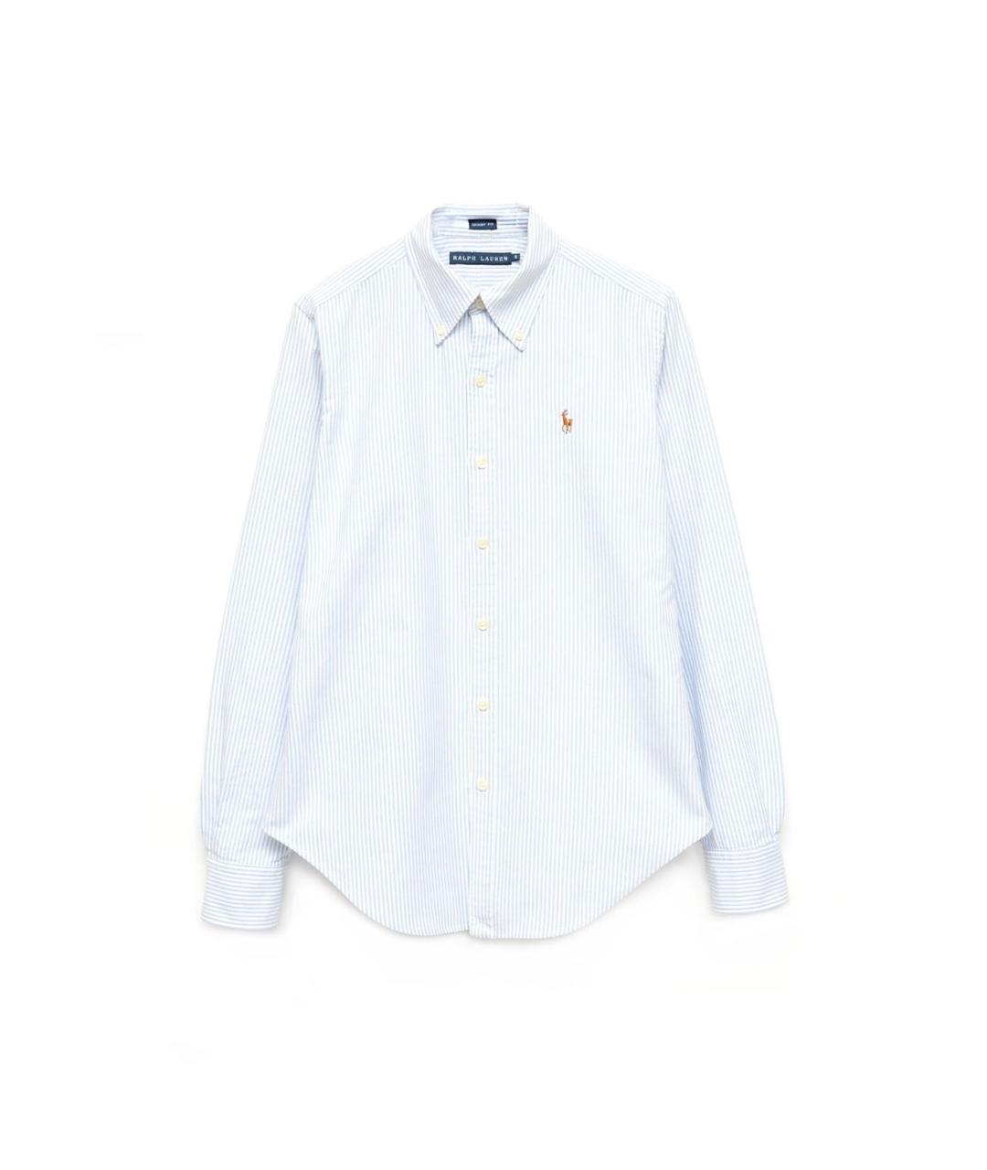 RALPH LAUREN Голубая хлопковая рубашка, фото 1