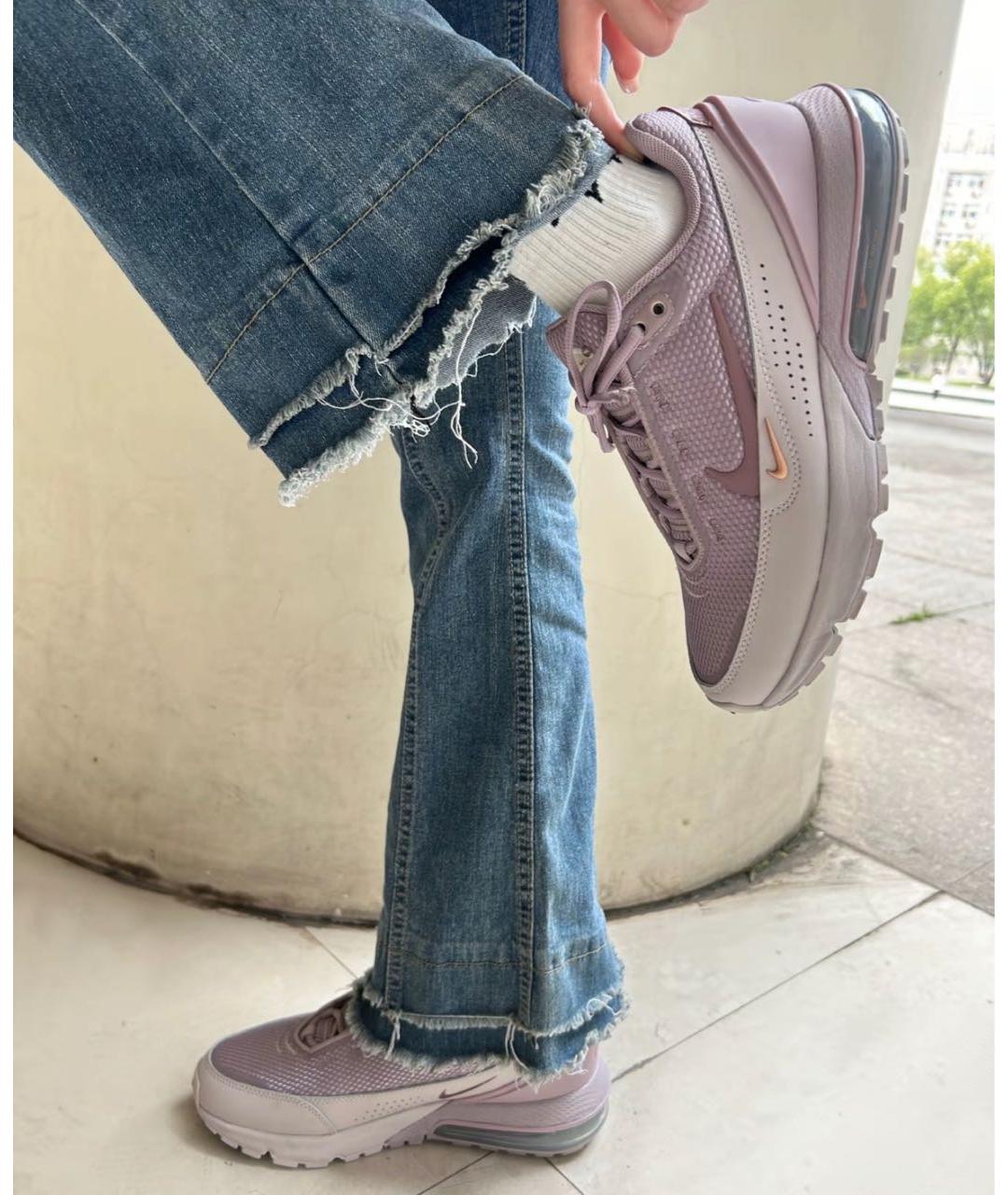 NIKE Фиолетовые текстильные кроссовки, фото 2