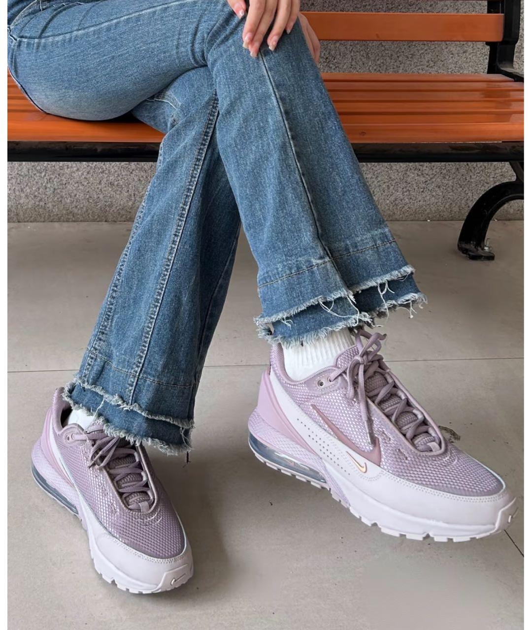 NIKE Фиолетовые текстильные кроссовки, фото 4