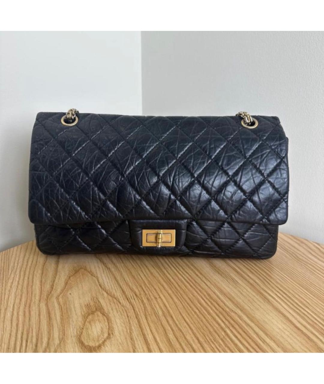 CHANEL Черная кожаная сумка через плечо, фото 9