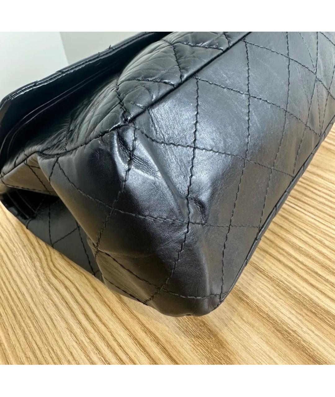 CHANEL Черная кожаная сумка через плечо, фото 5